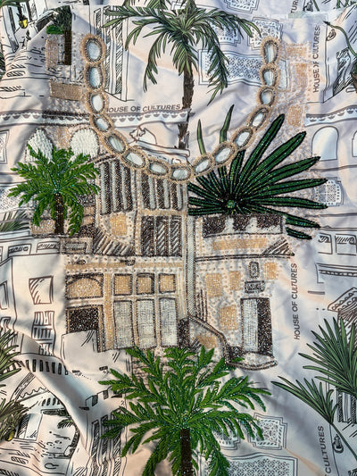 The village palms - Razan's Fabric