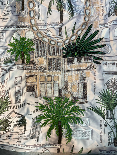 The village palms - Razan's Fabric