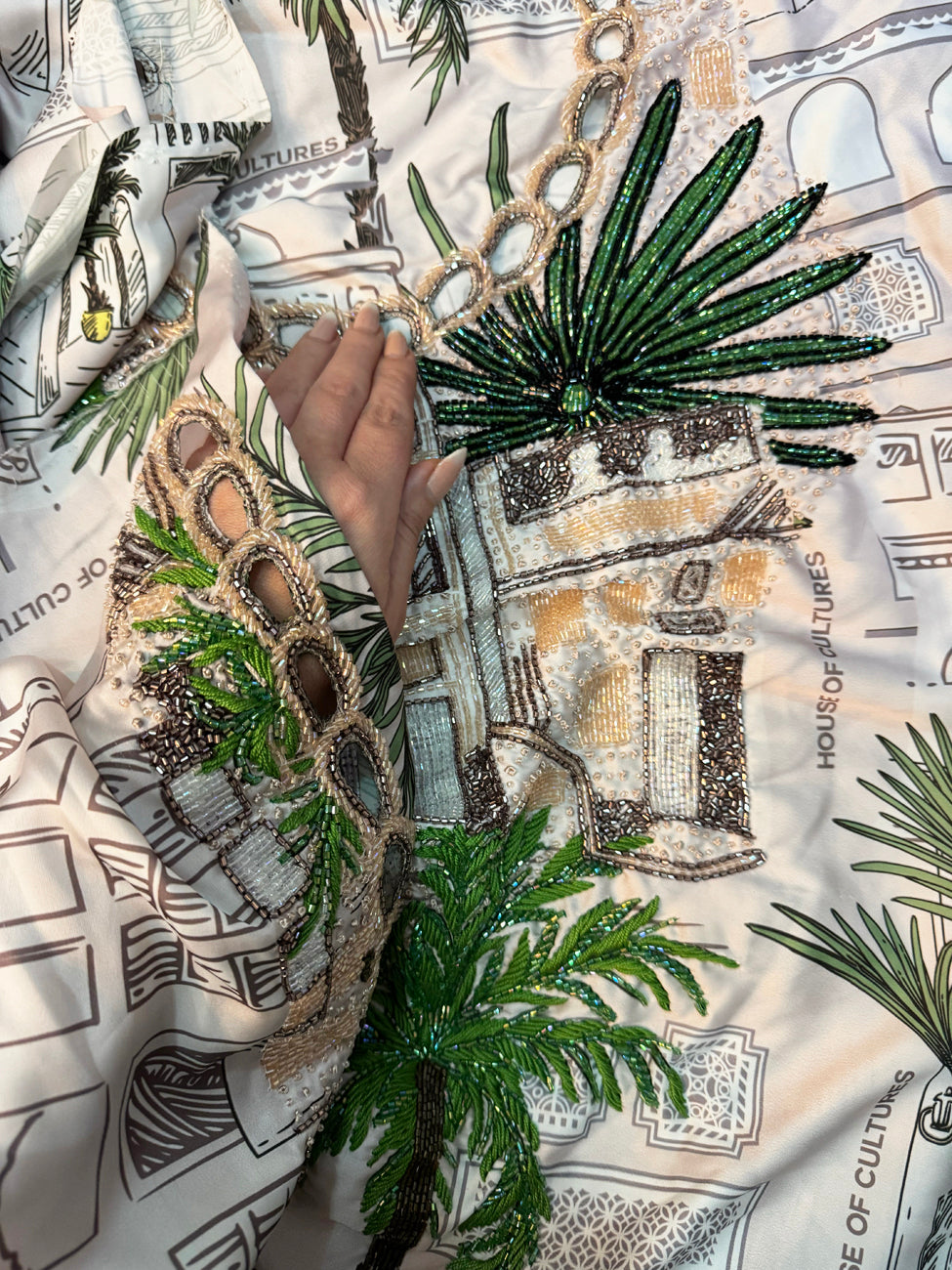 The village palms - Razan's Fabric