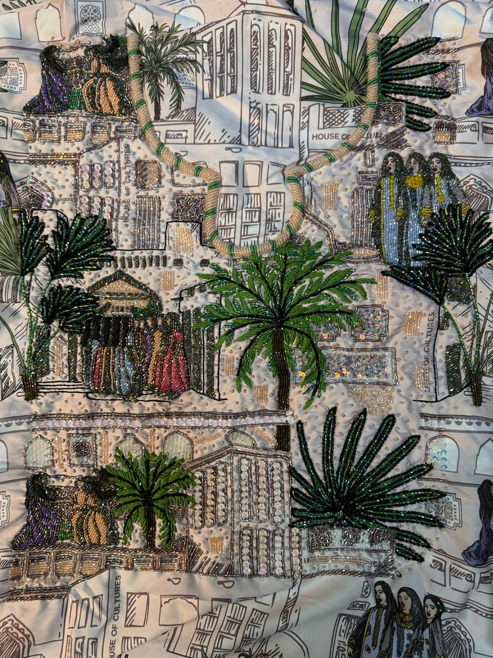 The old village and its people - Razan's Fabric