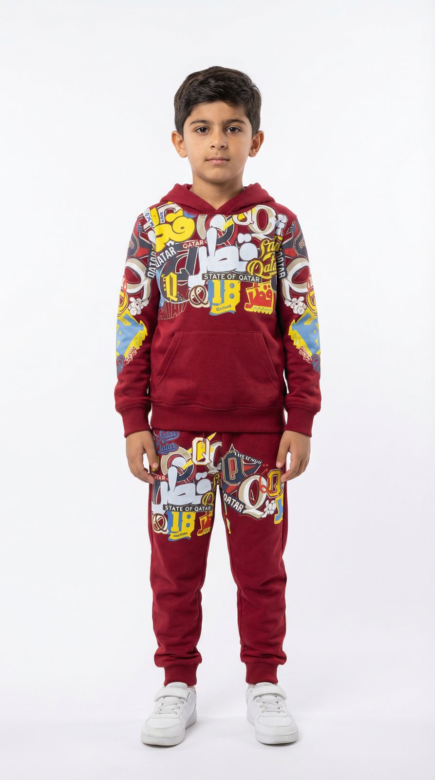 Qatar Typography Hoodie (25WB005)