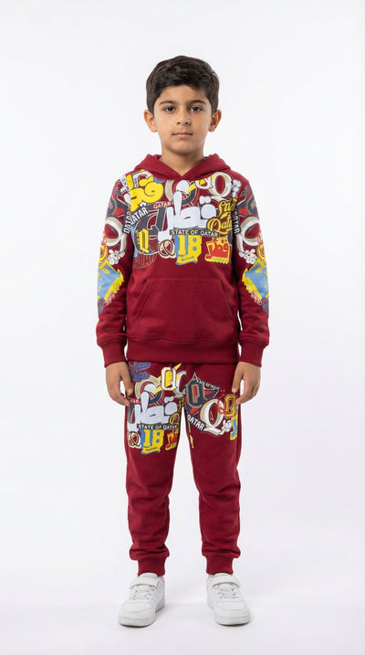 Qatar Typography Hoodie (25WB005)