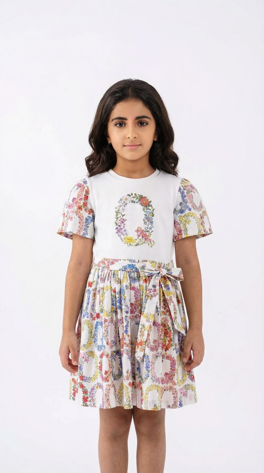 Floral Q Dress (25DG001)