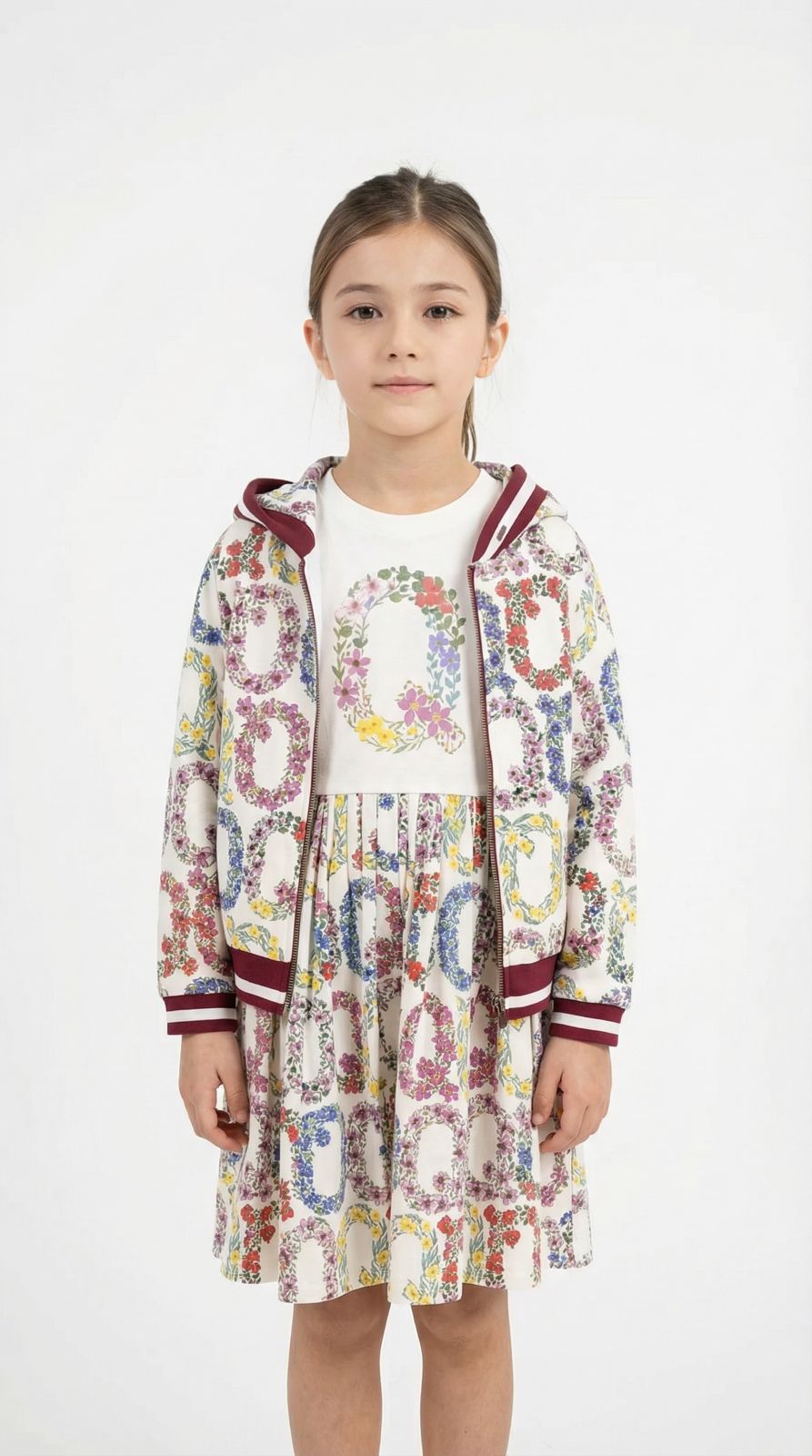 Floral Q Dress (25DG001)