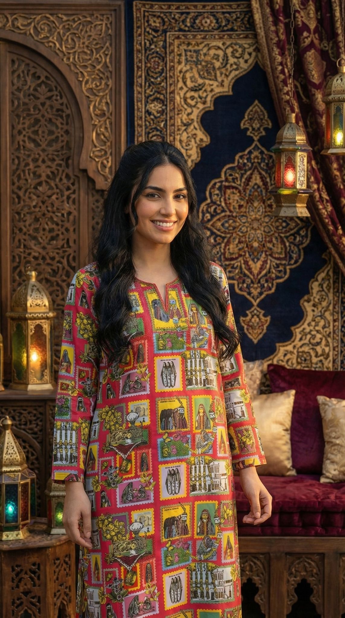 Historical stamps - Razan's Fabrics