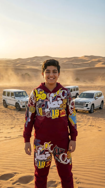 Qatar Typography Hoodie (25WB005)