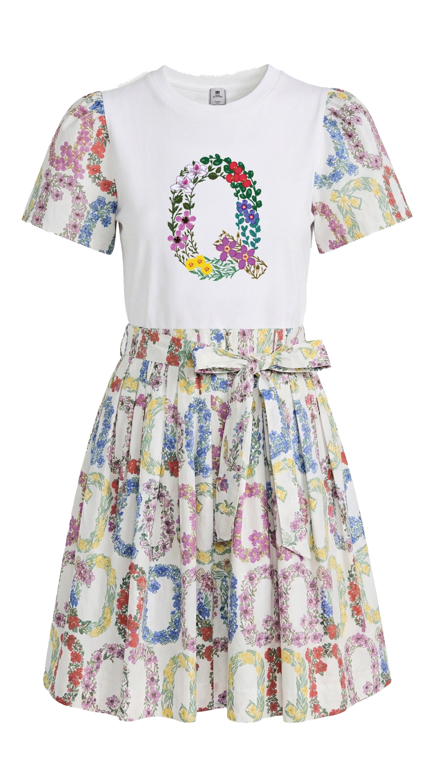 Floral Q Dress (25DG001)