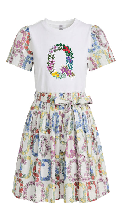 Floral Q Dress (25DG001)