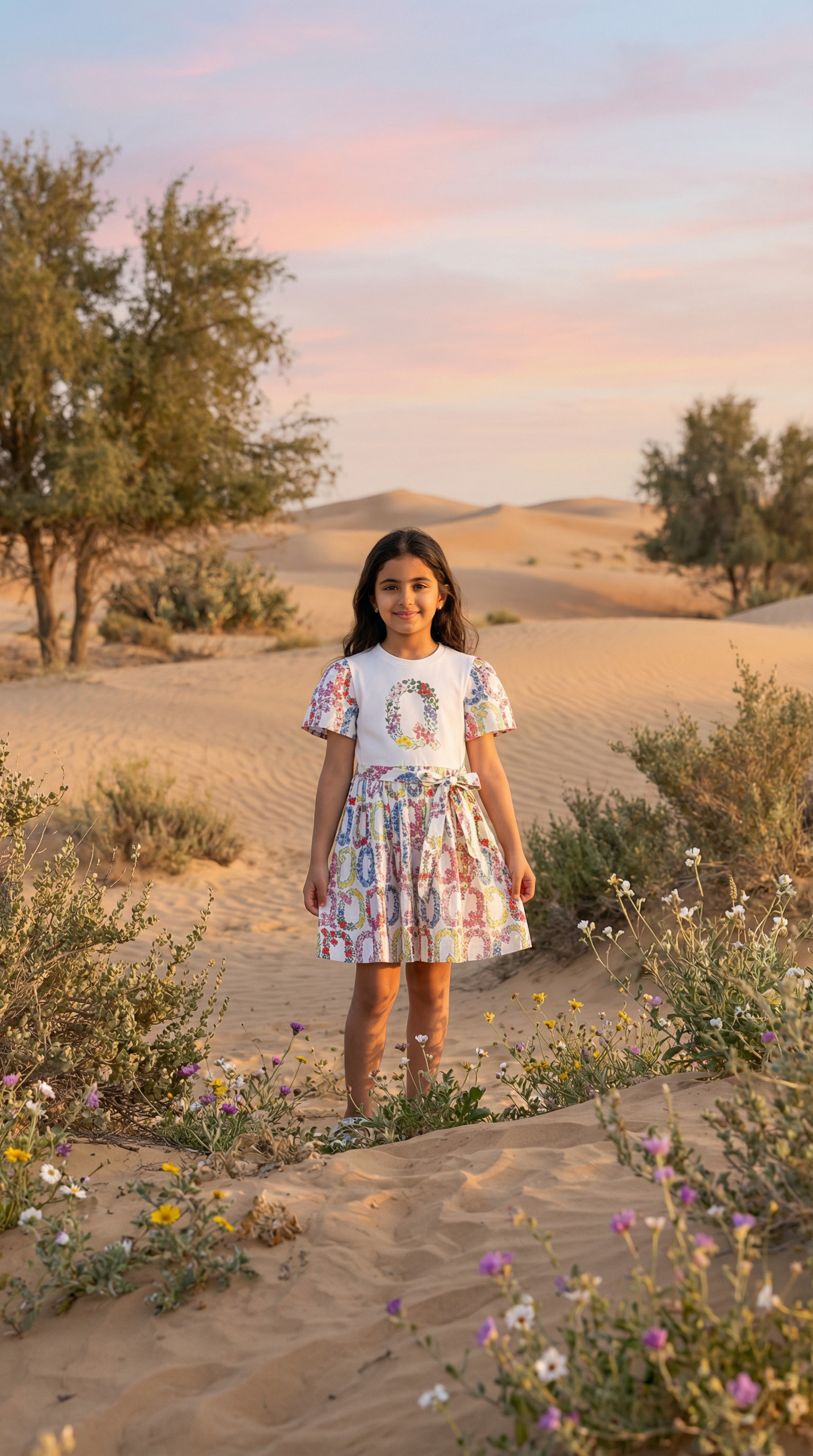 Floral Q Dress (25DG001)