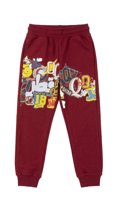 Qatar Typography Joggers (25KB008)