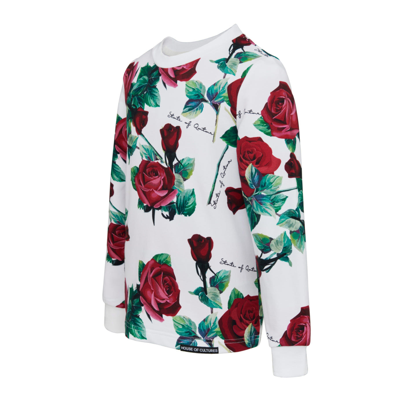 Maroon roses sweater 20F-139