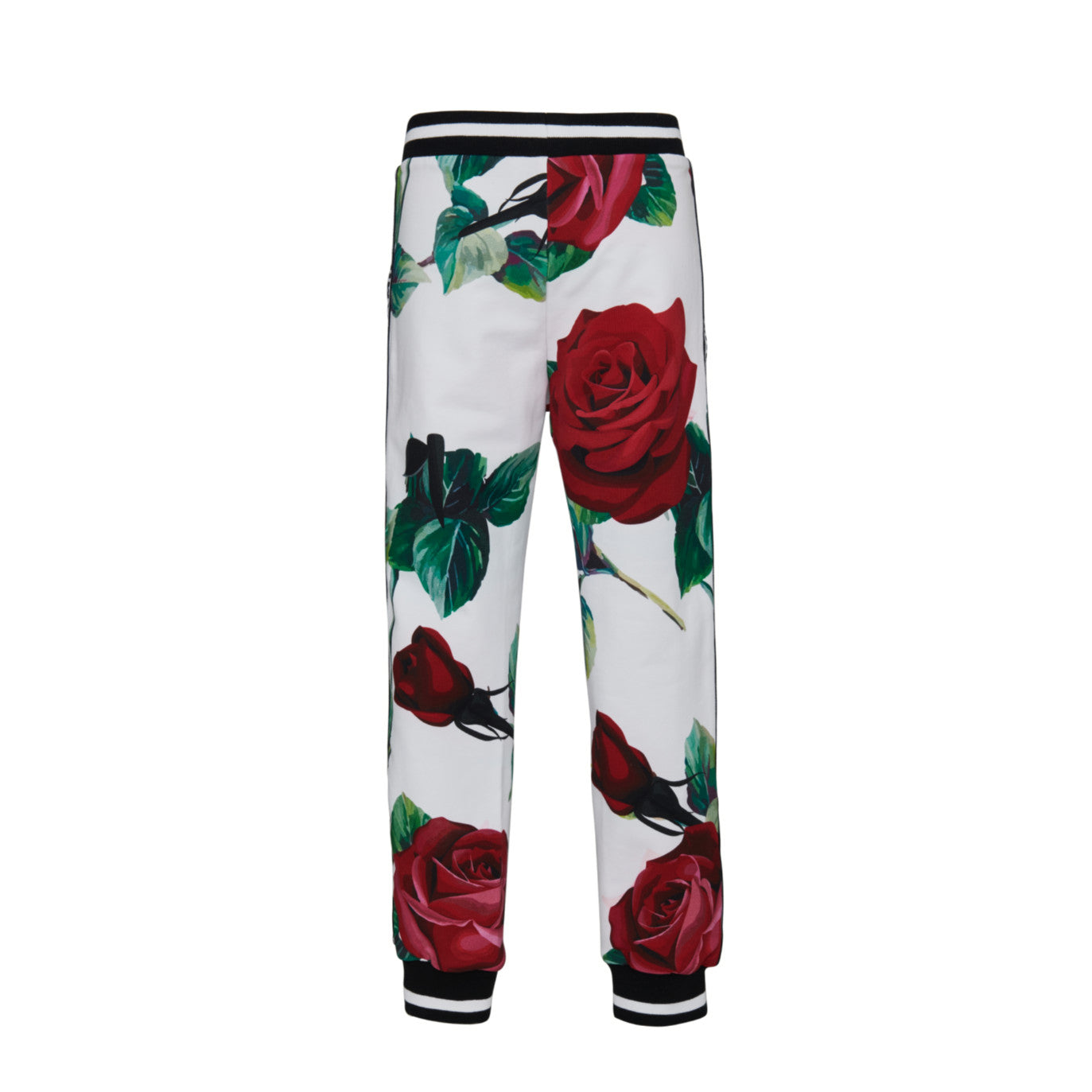 Maroon Rose Print Pants 20F-148