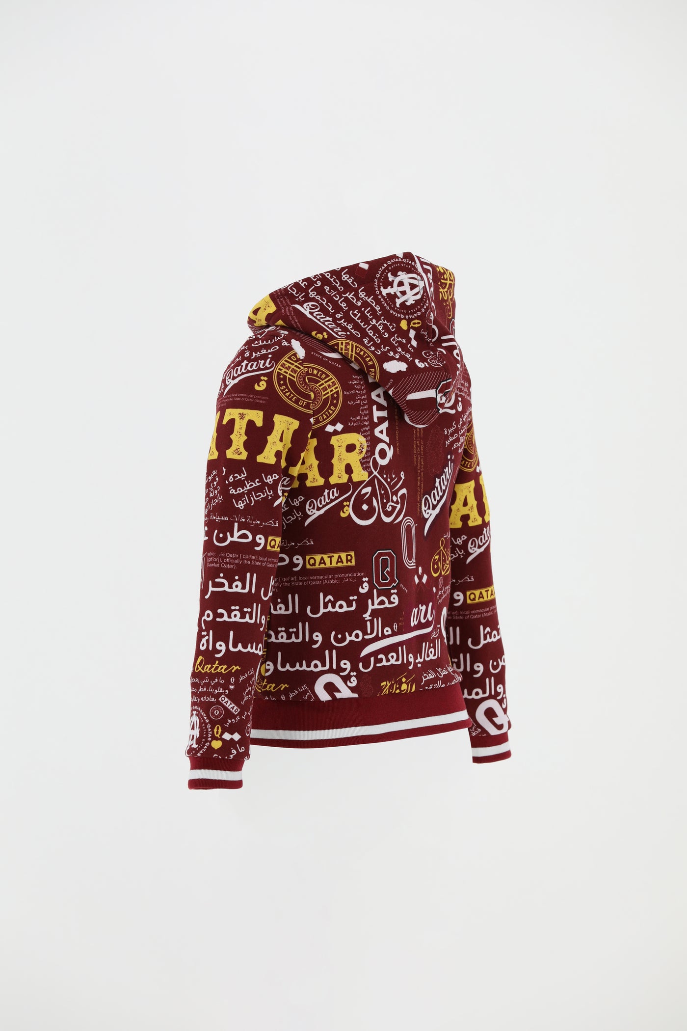 Qatari Pride all over print hooded Jacket 21NB-075