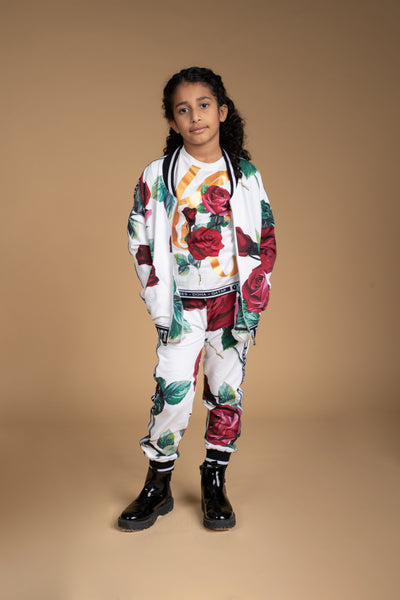 Maroon roses Jacket  for kids 20F-129