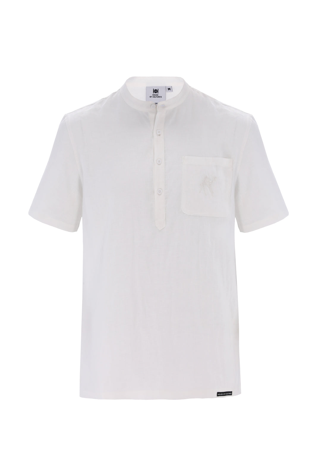 Men Linen Shirt white