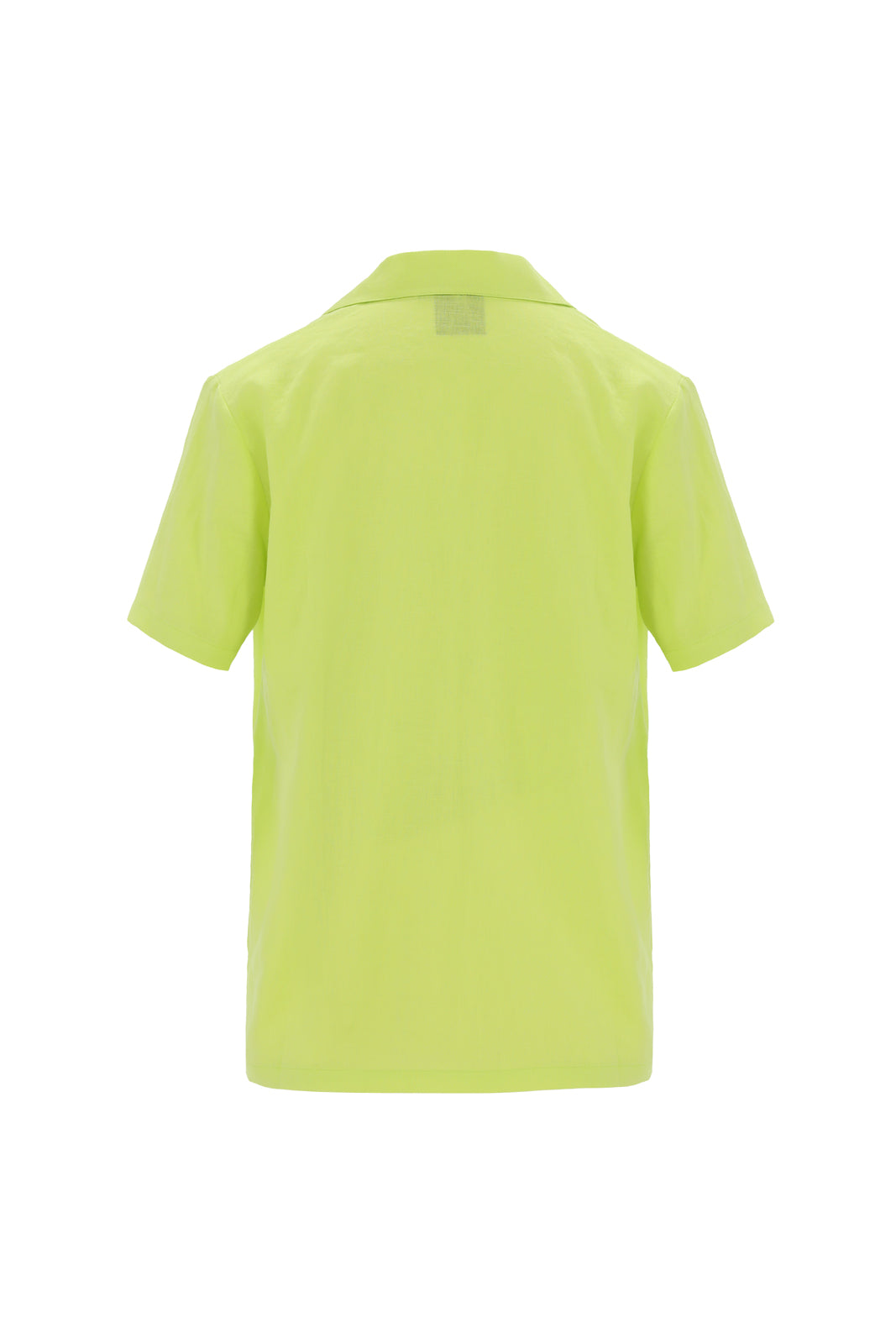 Men Linen Shirt lime green light