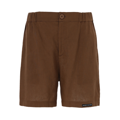 Brown linen Short