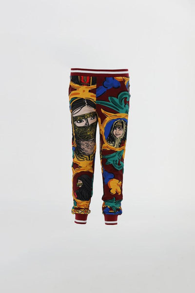 Her and others graphic-print  Pants 21KG-017A