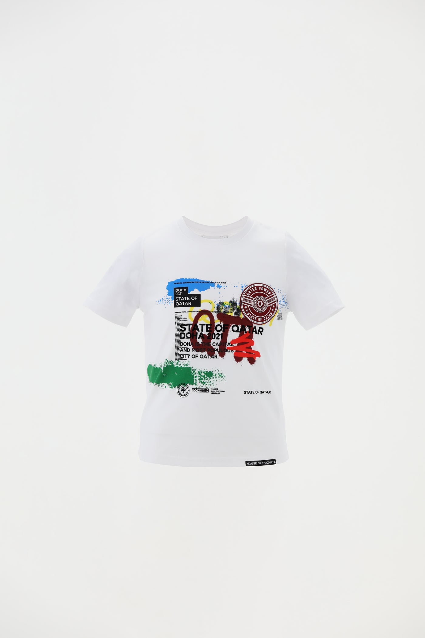 T-shirt with spray-paint 21TB-020