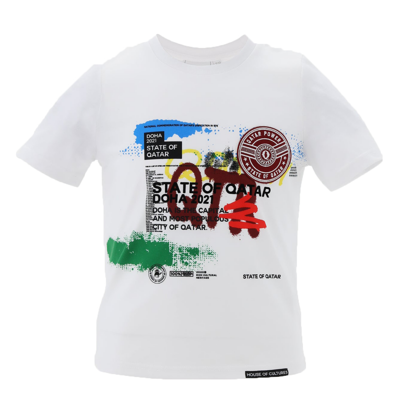 T-shirt with spray-paint 21TB-020